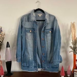 Faded Denim Jacket - S